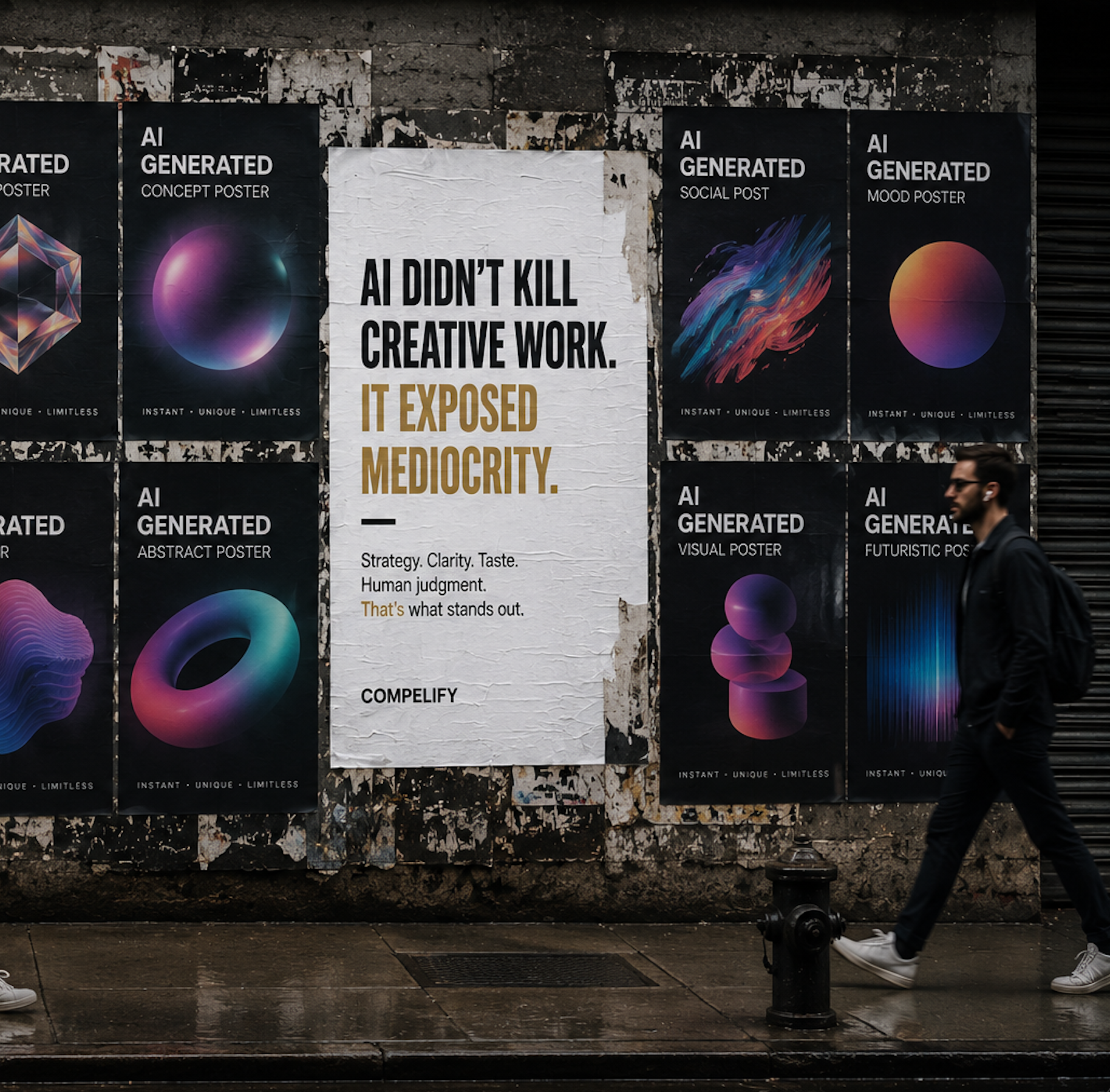 AI Didn’t Kill Creative Work. It Exposed Mediocrity.